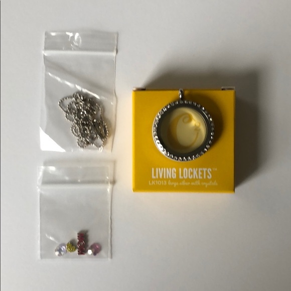 NIB LARGE Origami Owl mom living locket set - Picture 7 of 8